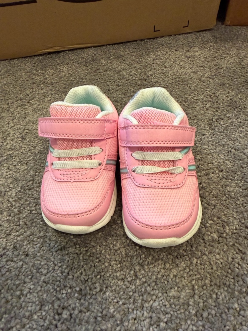 Toddler Pink Hook-and-Loop Athletic Sneakers